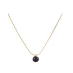 Larissa Black Pearl Necklace