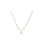 Serena Pearl Necklace - Gold