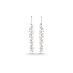 Lively Silver Pearl Earrings