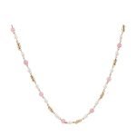 Liza Gold Plated Women's Pearl Necklace