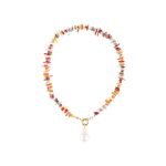 Carol Baroque Pearl and Coral Necklace