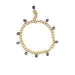 Jessica Black Pearl Anklet