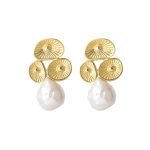 Hannah Baroque Pearl Earrings