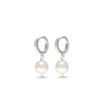 Hailey 925 Stirling Silver Pearl Earrings