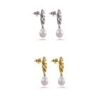 Diana 925 Stirling Silver Pearl Earrings