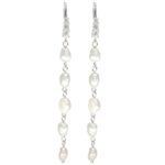Samantha 925 Stirling Silver Pearl Earrings