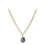 Caroline Black Pearl Necklace