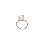 Misty Baroque Pearl Ring - Silver