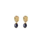 Gloria Black Pearl Earrings