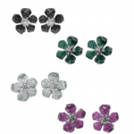 Viola 925 Sterling Silver Earrings
