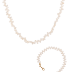Maia Pearl Necklace and Bracelet Set