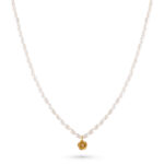 Lavien Pearl Necklace - Gold