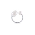 Victoria Pearl Ring - Silver