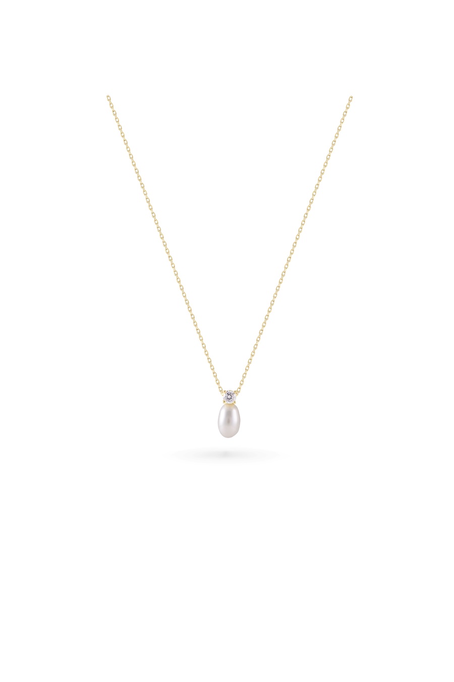 EmmaİnciKolyegold1 Emma İnci Kolye - Gold - Görsel 1