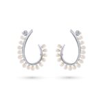 Nyela Pearl Earrings - Silver
