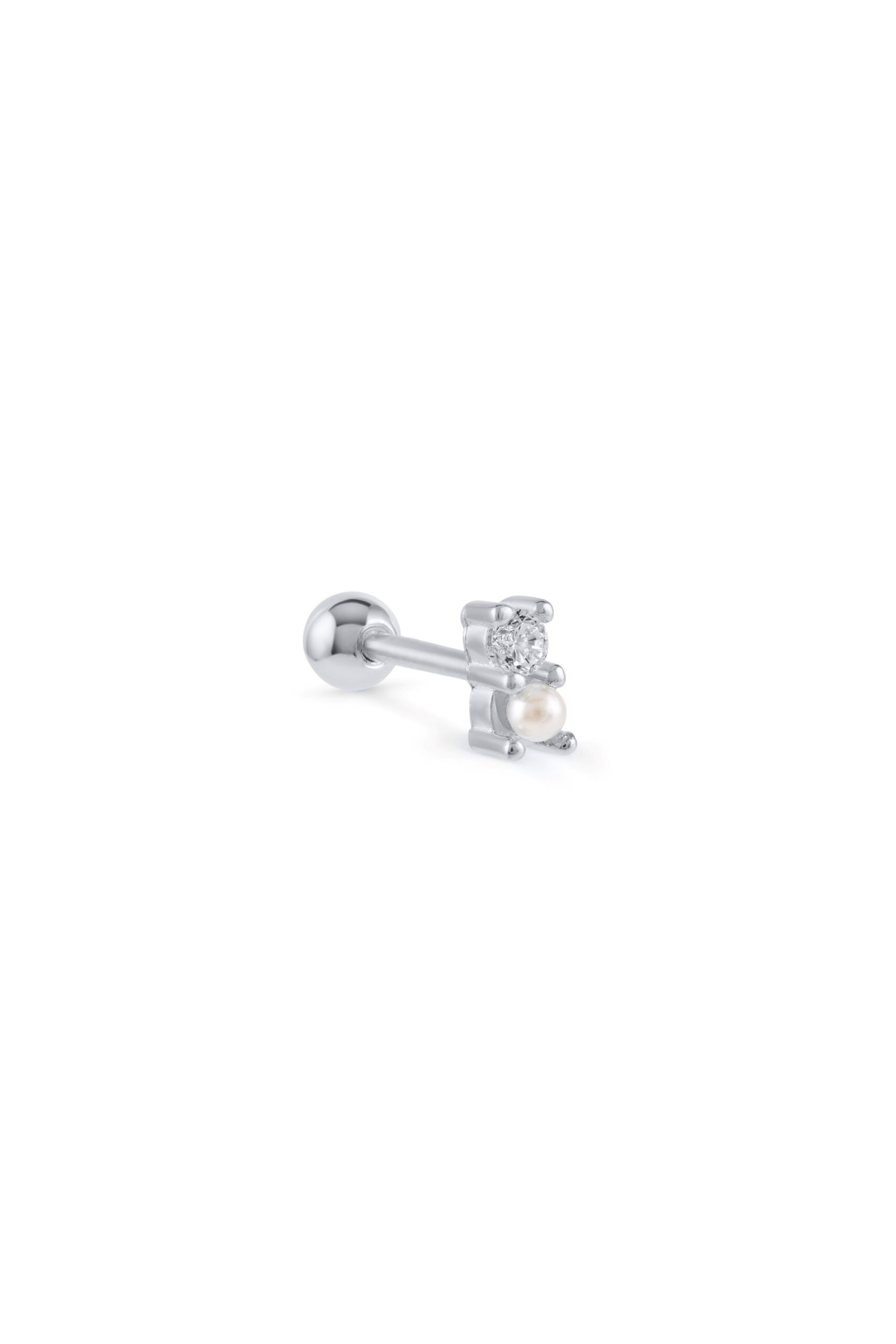 edithagümüş1 Editha Tragus Piercing - Gümüş - Görsel 1