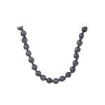 Rylee 925 Sterling Silver Black Pearl Necklace No.2