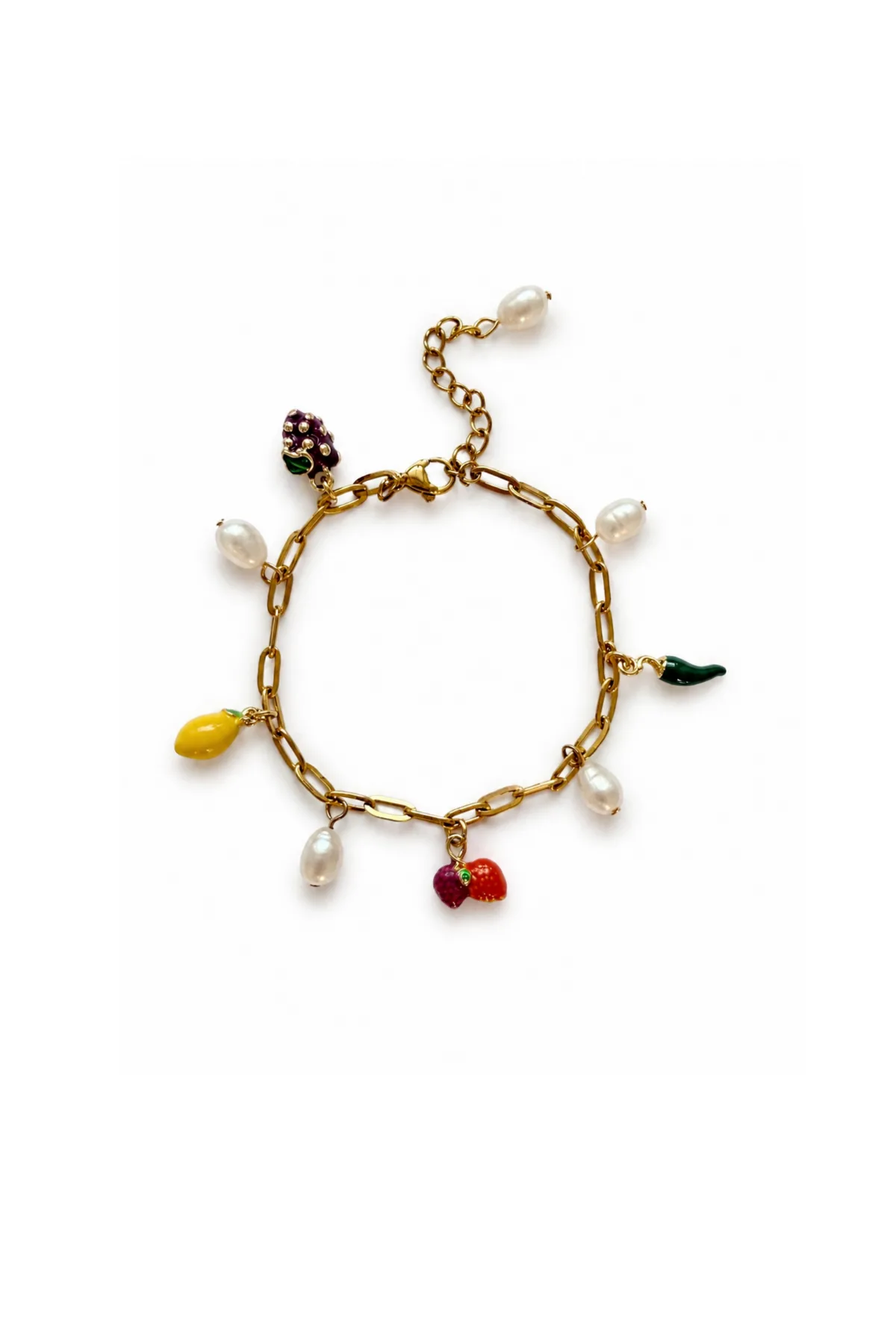 Summer Meyveli Charm Bileklik