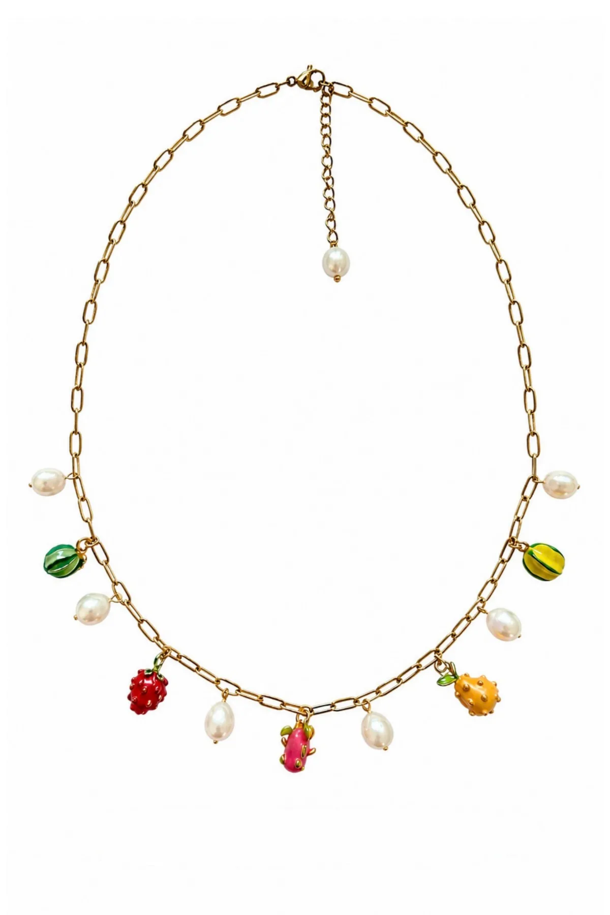 Summer Meyveli Charm Kolye