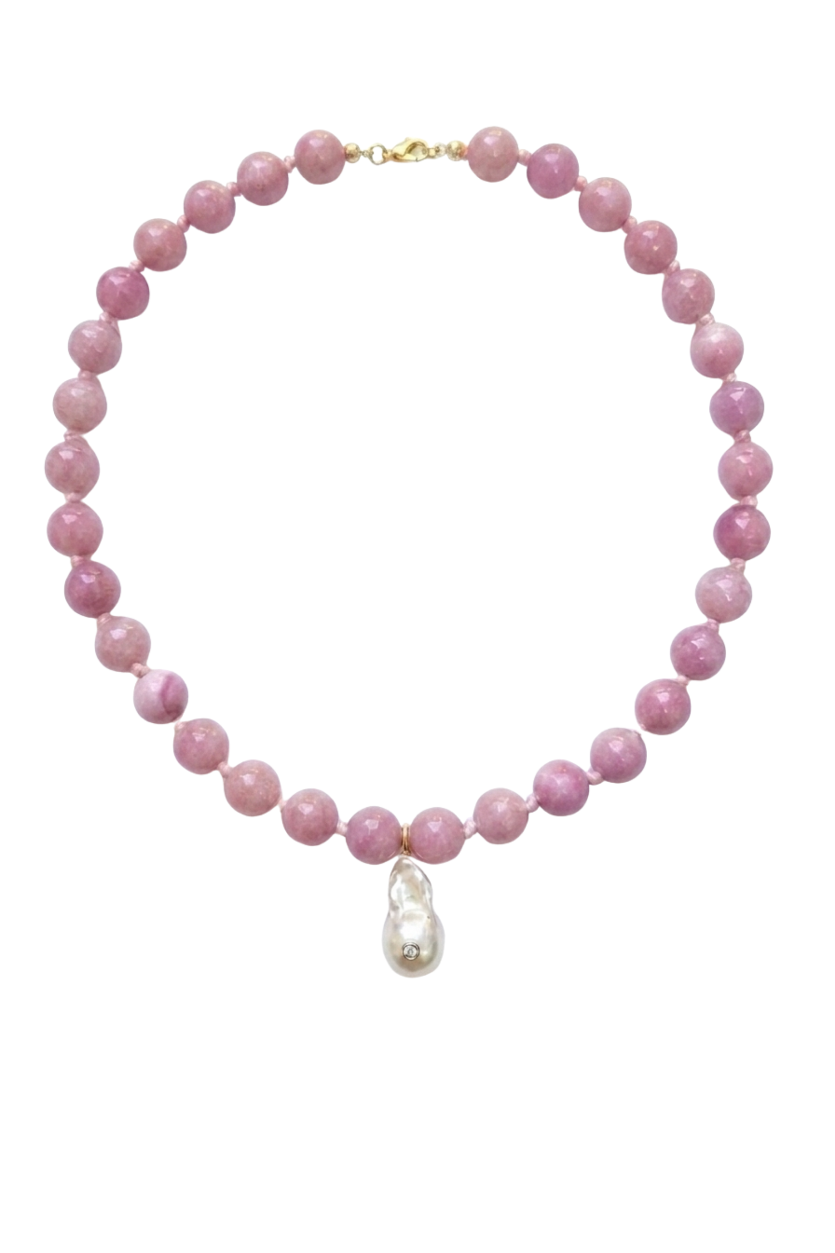 6296f7d669f2729ead84b0e2f7e367bf.png Velora Jade Taşlı Kolye - Pembe - Görsel 1